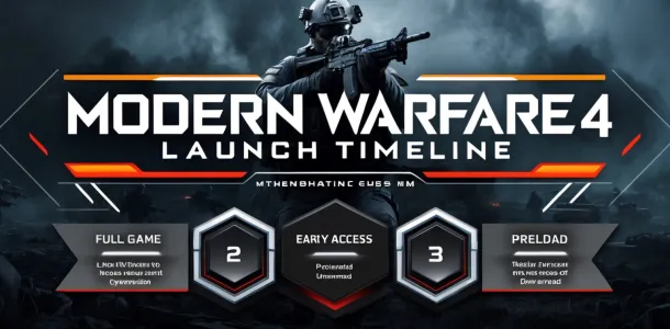 Modern Warfare 4 Launch Timeline: Full Game, Early Access, and Preload Details Unveiled