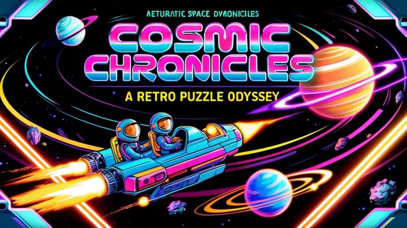 Cosmic Co-op Chronicles: A Retro Puzzle Odyssey