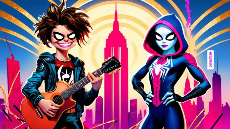 Sony Pictures Animation Sets the Stage for Spider-Punk and Spider-Gwen Adventures in the Spider-Verse