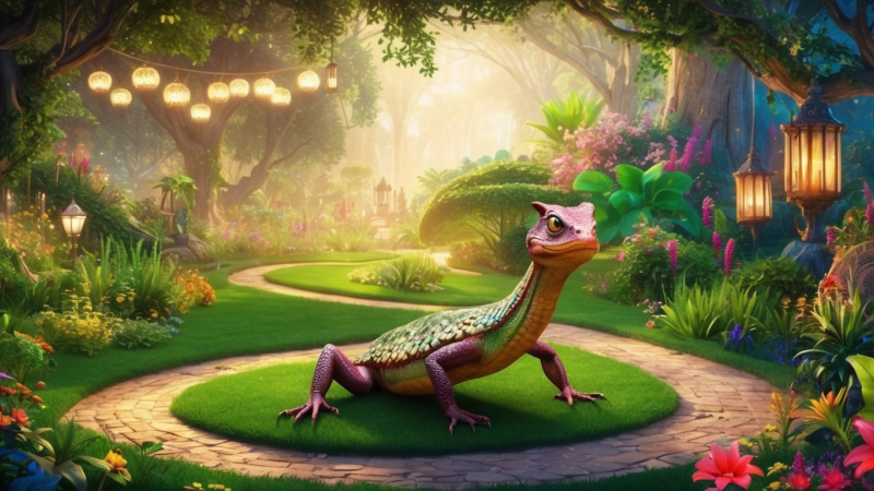 Enchanted Gardens and the Elusive Cockatrice: A Journey of Magic and Strategy
