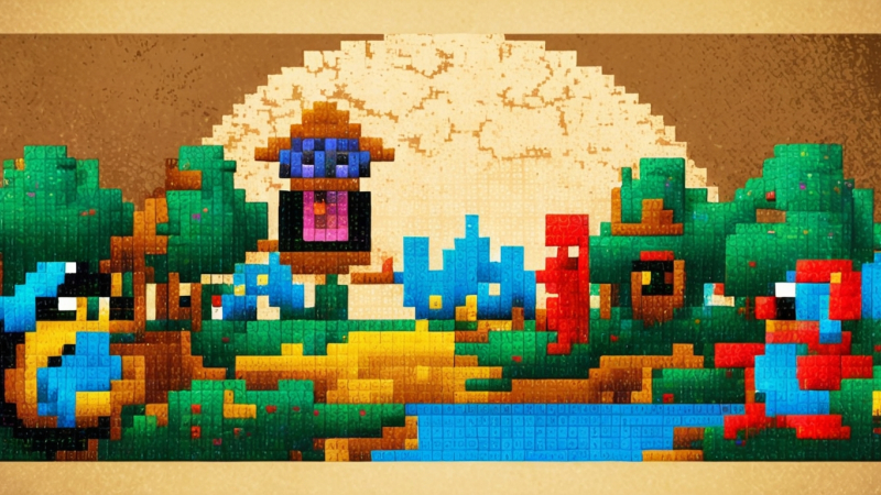 Retro Revival: A Classic Tale Reimagined in Pixels