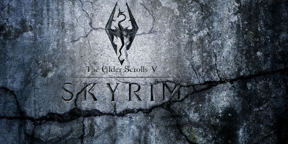 Skyrim logo screen